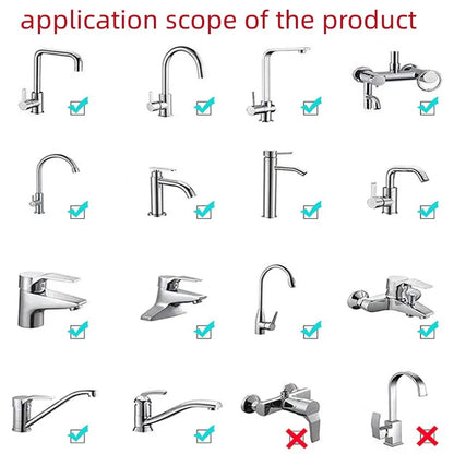 Adattatore Rubinetto Universale ABS per Purificatore Acqua Attacco Rapido