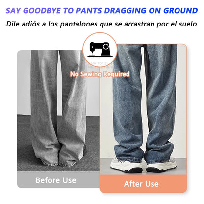 4-10 Pz Clip Orlo Invisibile per Pantaloni Senza Cucire Antiscivolo Regolabili