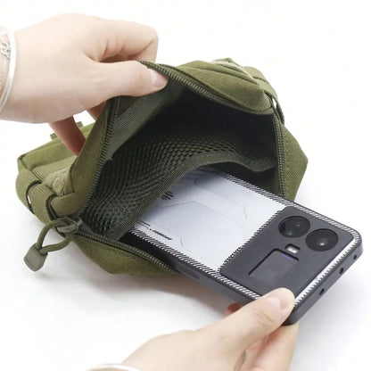 Marsupio tattico Molle EDC da cintura porta cellulare nylon uomo outdoor