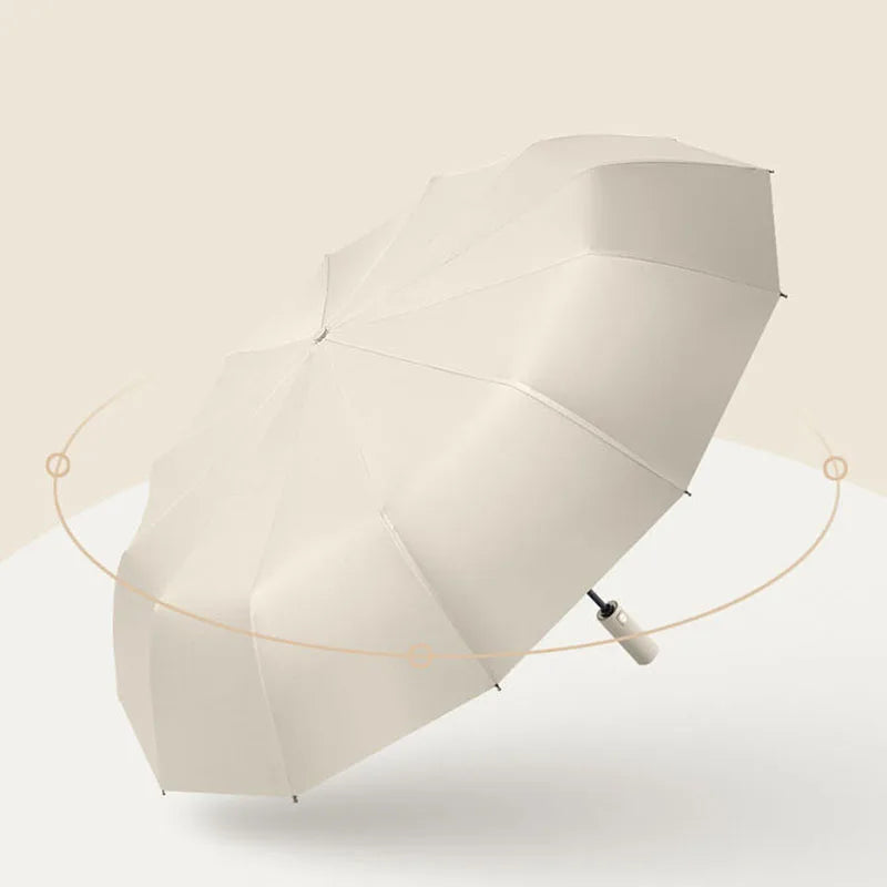 Ombrello 24 stecche antivento rinforzato anti-UV Uomo/Donna resistente