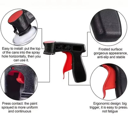 Manico Plastica Universale per Pistola a Spruzzo Vernice Auto Nuovo