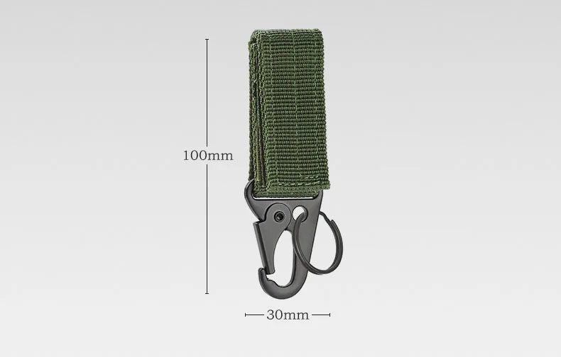 Moschettone Nylon Resistente Portachiavi per Zaino MOLLE Camping Escursionismo