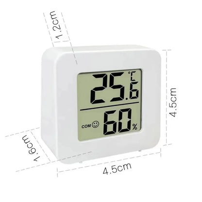 Stazione Meteo Digitale LED - Orologio, Termometro e Igrometro per Casa