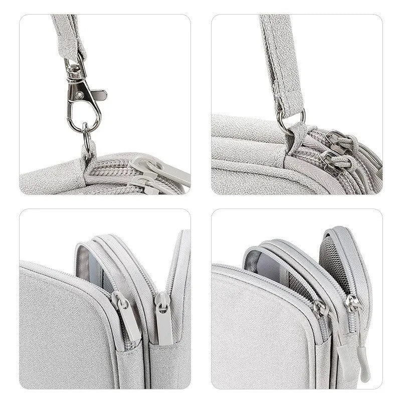 Custodia organizer cavi USB per powerbank cuffie auricolari - 4 colori