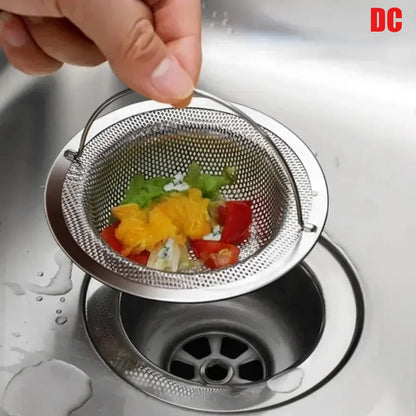 Filtro Scarico Acciaio Inox Lavello/Doccia Salva-Peli Anti-Intasamento