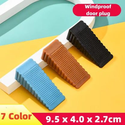 Fermaporta cuneo in silicone antiscivolo blocca porta casa ufficio