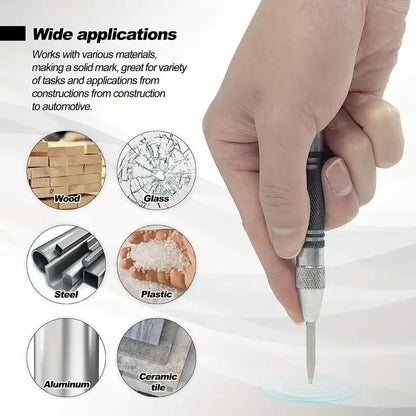 Punzone Automatico per Metallo e Legno - Centratore Professionale