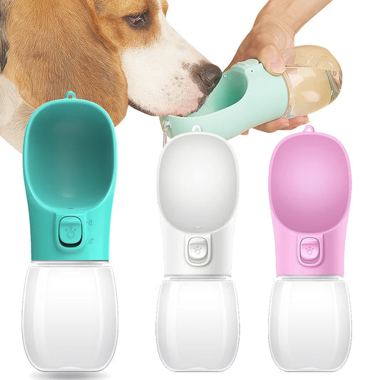 Borraccia ciotola portatile acqua per cani e gatti antigoccia da viaggio