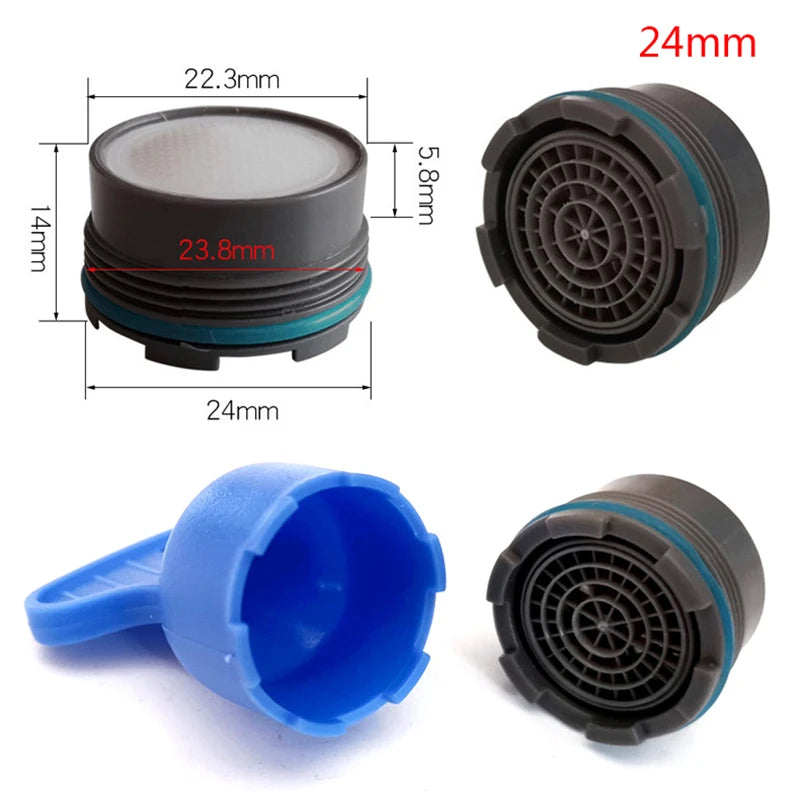 Aeratore Rubinetto Universale 16.5-24mm Risparmio Acqua con Chiave