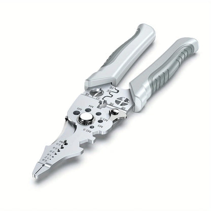 Pinza spelafili 8.5" crimpatrice taglierina Acciaio inox ergonomica