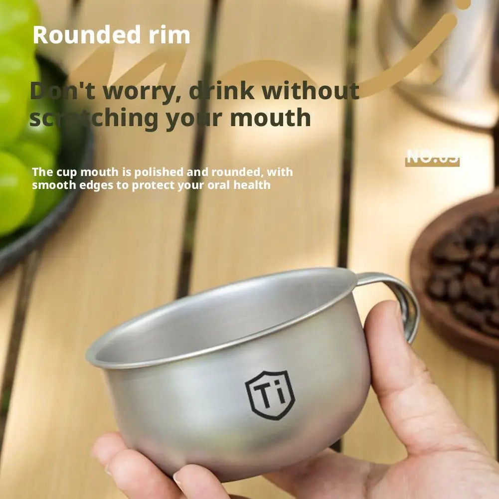 Mini tazza da campeggio portatile per caffè tè acqua 80/220 ml