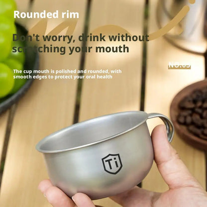 Mini tazza da campeggio portatile per caffè tè acqua 80/220 ml