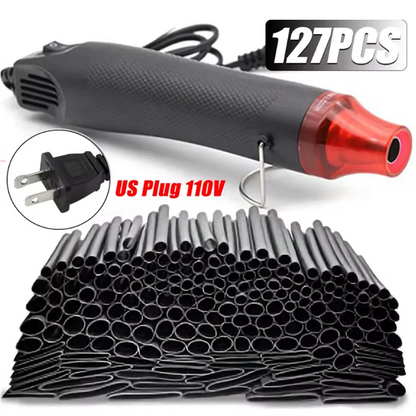 Kit tubi termorestringenti neri per cavi - manicotti isolanti