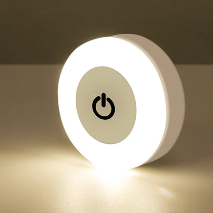 Lampada Notte LED Ricaricabile USB Touch Tattile Magnetica Camera Corridoio