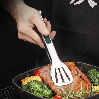 Pinze Cucina Inox Antiscivolo 1pz - Multifunzione per Carne Insalata Grill