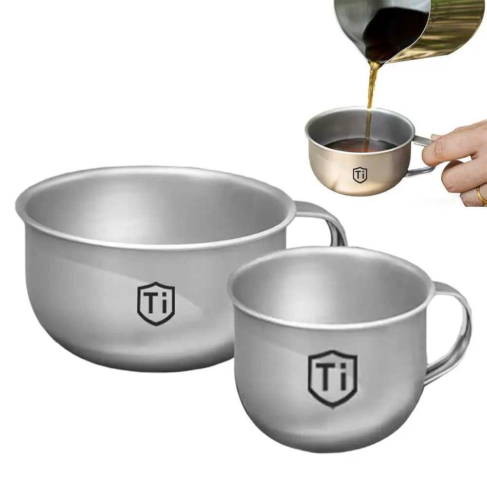 Mini tazza da campeggio portatile per caffè tè acqua 80/220 ml
