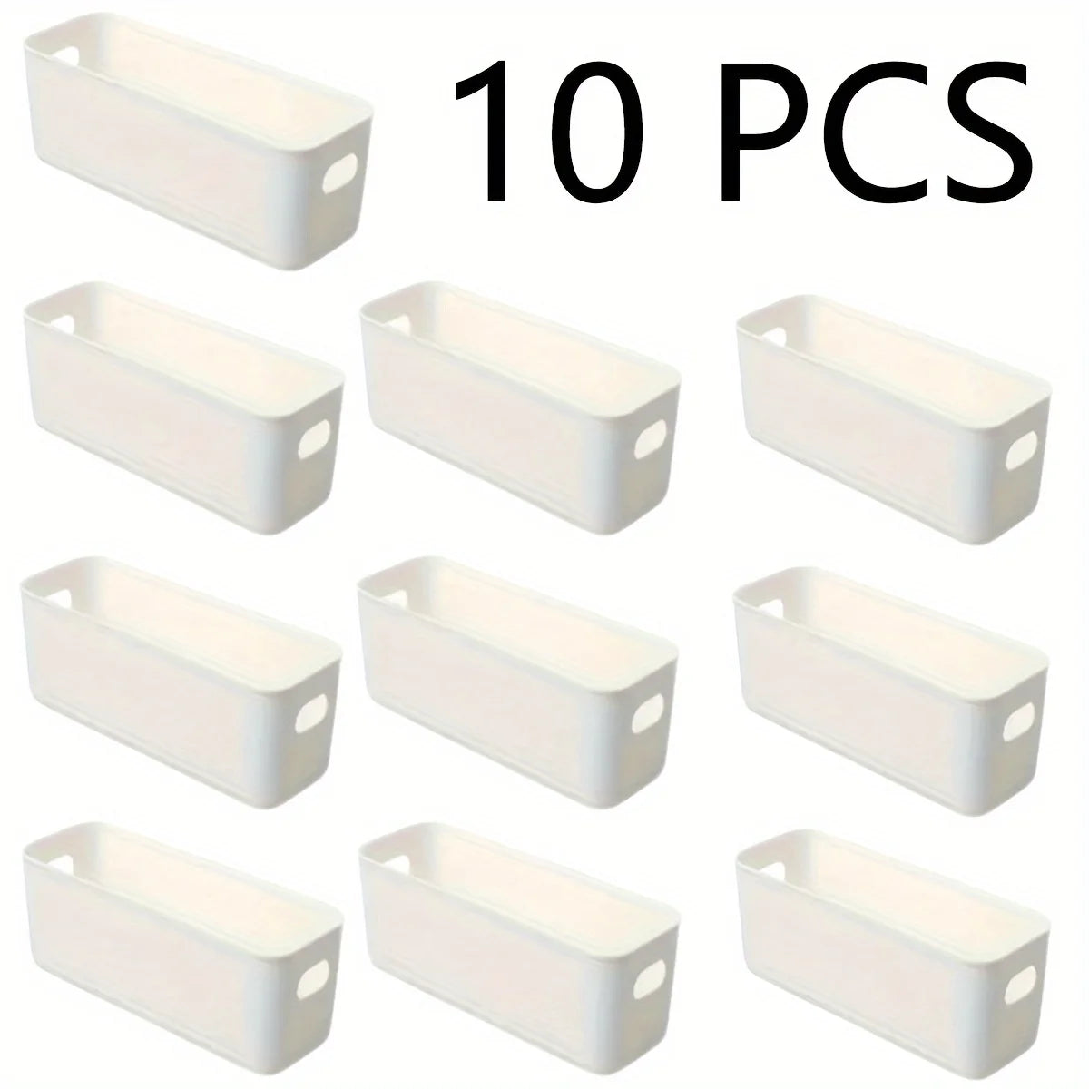 Set 10 Scatole Organizer Portaoggetti Contenitori Multifunzione per Biancheria