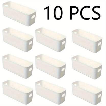 Set 10 Scatole Organizer Portaoggetti Contenitori Multifunzione per Biancheria