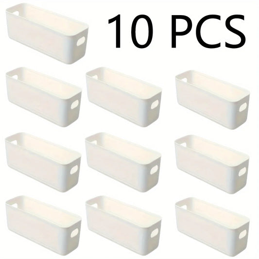 Set 10 Scatole Organizer Portaoggetti Contenitori Multifunzione per Biancheria