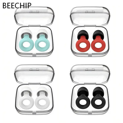 BEECHIP Tappi Orecchie Antirumore Dormire Nuoto Silicone Riutilizzabili