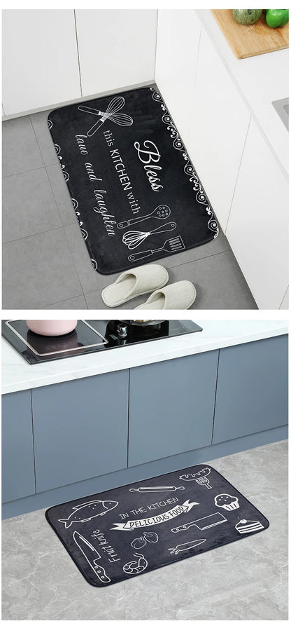 Tappetino Antiscivolo Assorbente per Bagno e Cucina Lavabile 1 Pz
