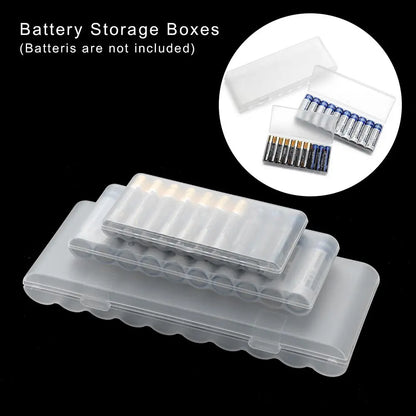 Custodia Rigida 10 Slot Batterie 18650 AA AAA Ricaricabili Porta Batterie