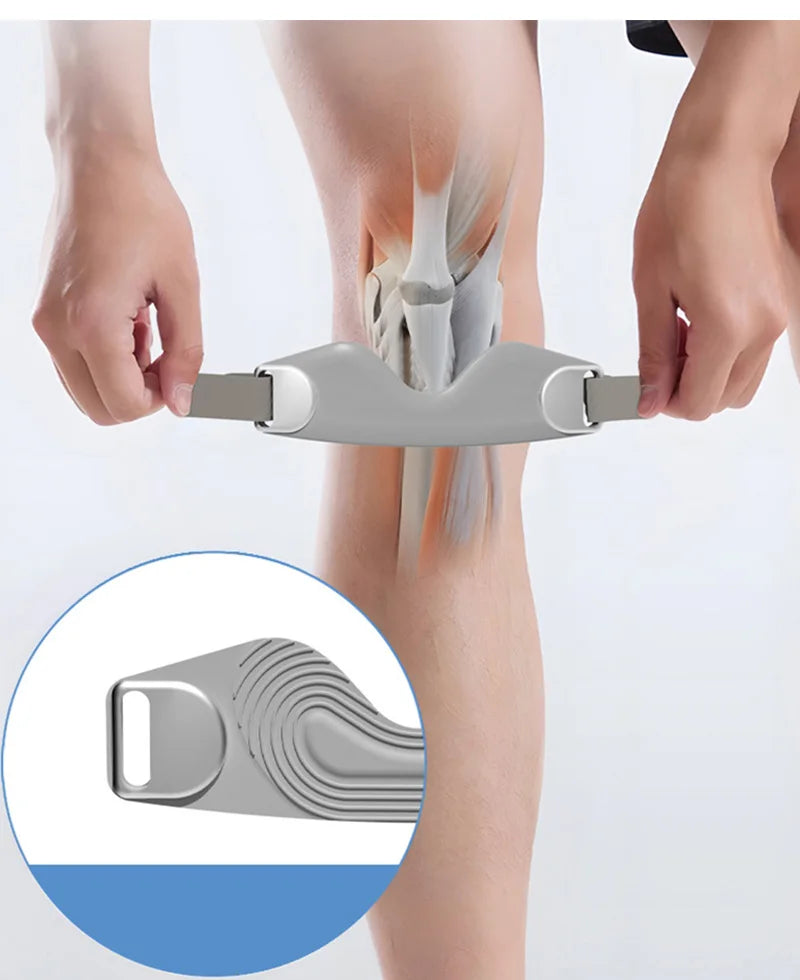 Fascia Patellare Regolabile Silicone - Supporto Tendine Ginocchio Sport