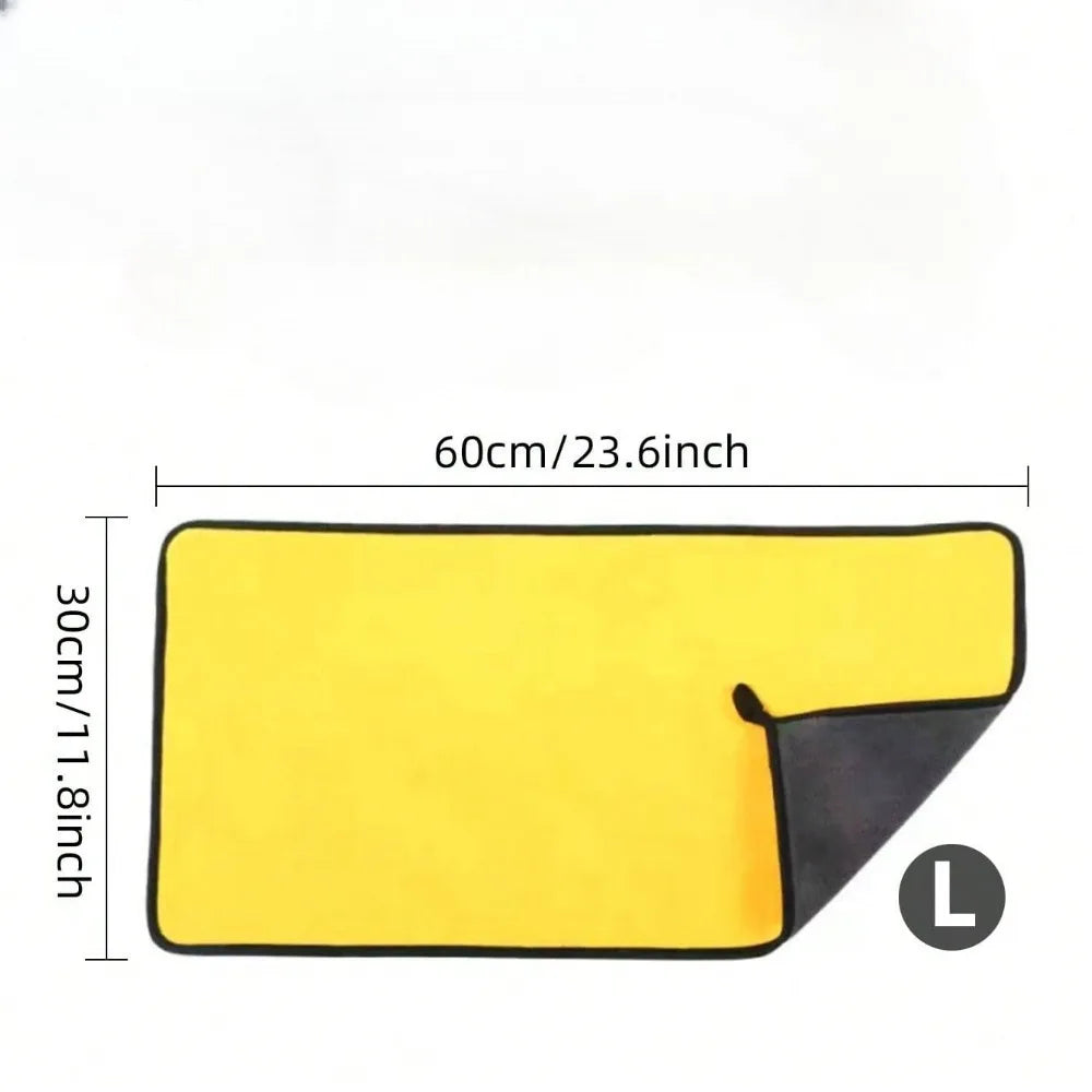 Panni microfibra auto 30x60 cm pz 1/2/3/6/10 - asciugatura rapida no pelucchi