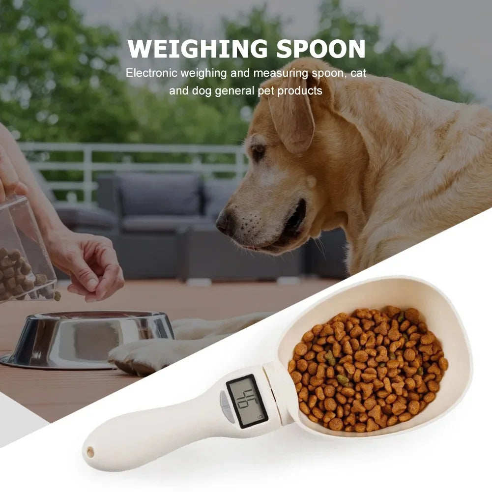 Bilancia Cucchiaio Digitale Pesa Cibo per Cani Gatti Portatile LCD