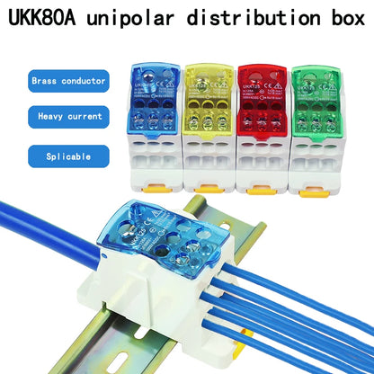 UKK80A Scatola Distribuzione 125/160/250A - Terminale ad Alta Corrente