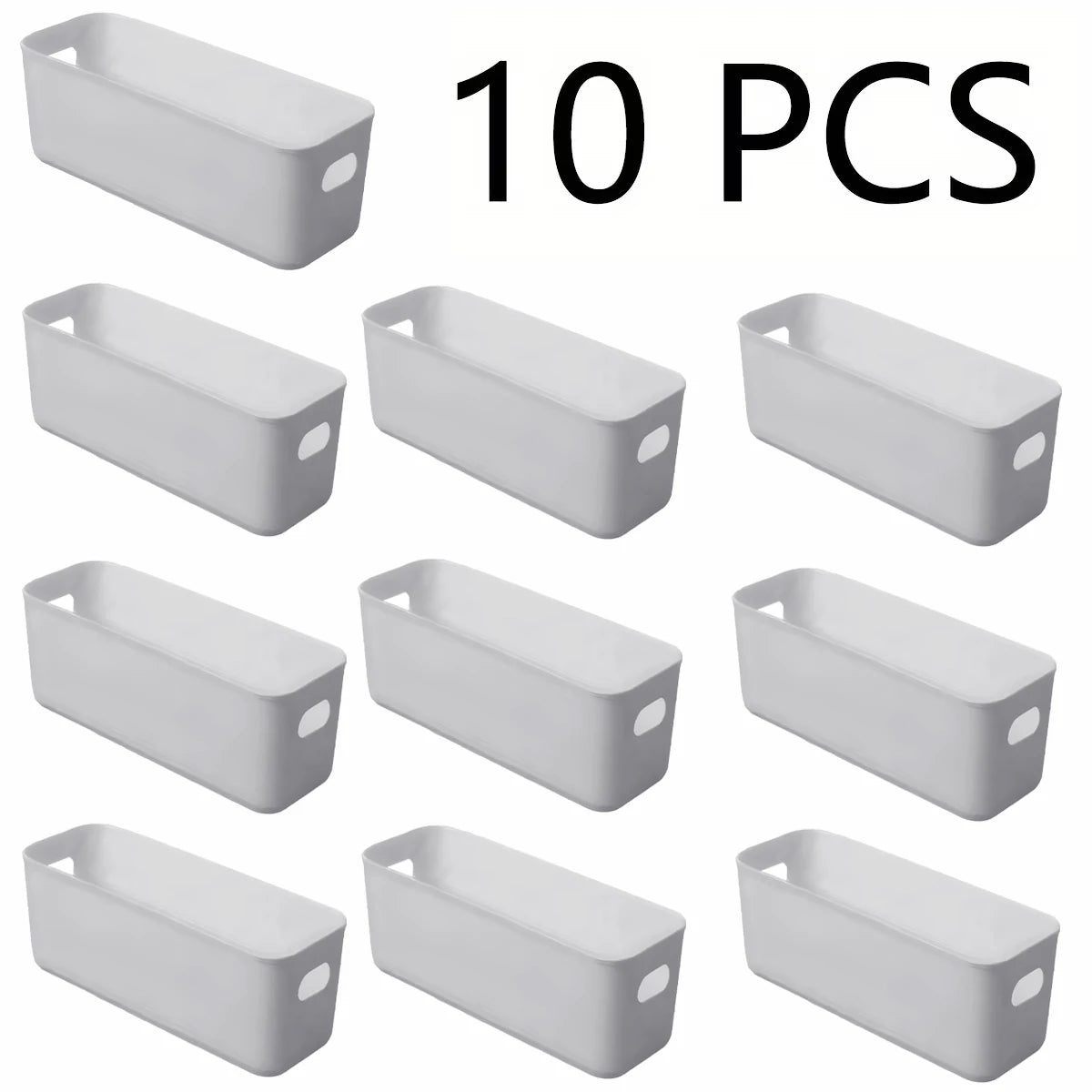 Set 10 Scatole Organizer Portaoggetti Contenitori Multifunzione per Biancheria
