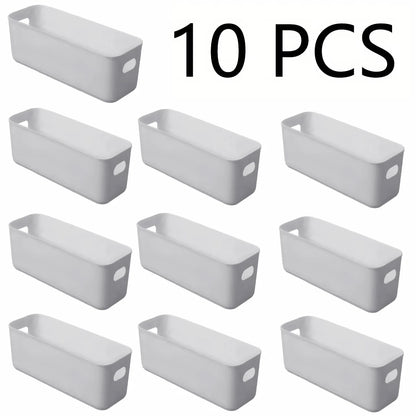 Set 10 Scatole Organizer Portaoggetti Contenitori Multifunzione per Biancheria