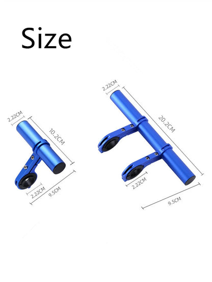 Prolunga manubrio bici 10/20/30cm Staffa supporto faro universale MTB Road