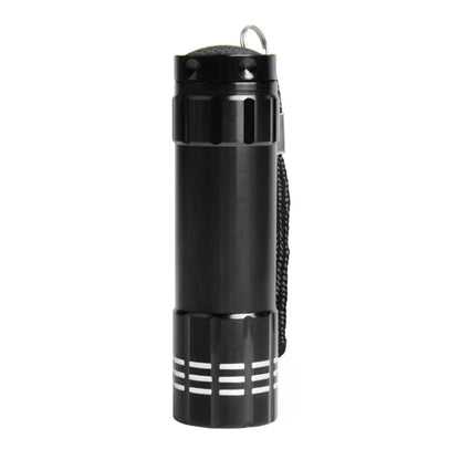 Torcia UV 395nm 9-12LED tascabile Blacklight rileva urine cane macchie cimici