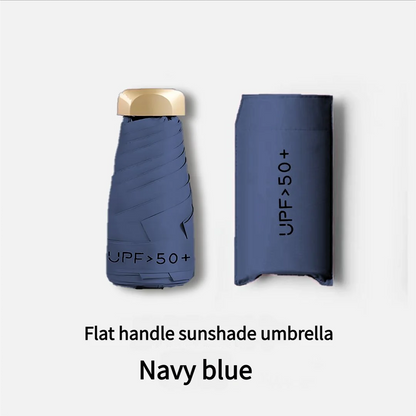 Ombrello Pieghevole Tascabile Mini Antipioggia Anti-UV Antivento Compatto