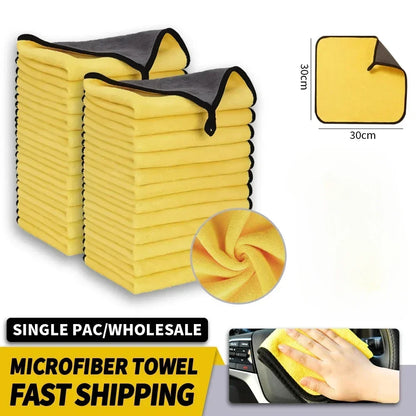 Panni microfibra auto 30x60 cm pz 1/2/3/6/10 - asciugatura rapida no pelucchi