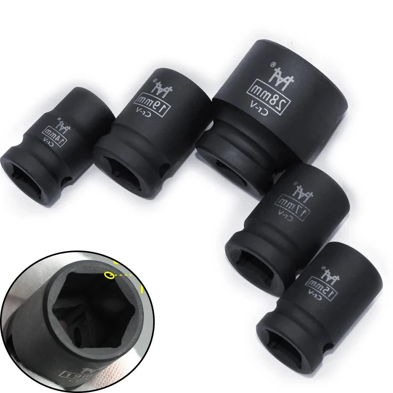 Adattatore attacco 1/2" per chiave a impulsi - bussole 6 punti 10-32 mm