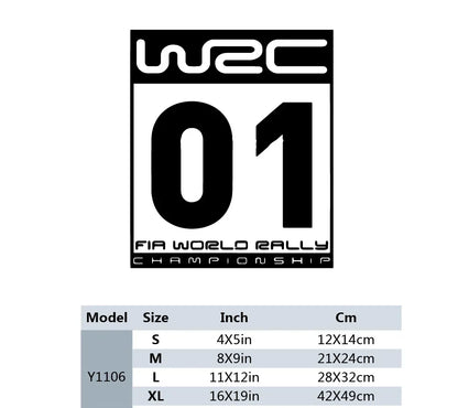 Adesivi Auto WRC USSR in Vinile - Kit Sticker Rally Tuning Decorazione