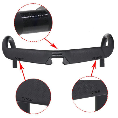 Manubrio in carbonio T1000 bici da corsa 31.8mm 400/420/440 Aero Drop