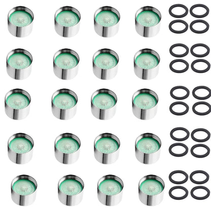 20pz Aeratore per Rubinetto Universale Ricambio Antischizzo Risparmio Acqua