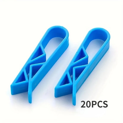 10 Pezzi Clip Ferma Sacco per Pattumiera/Bidone Antiscivolo Molletta Laterale