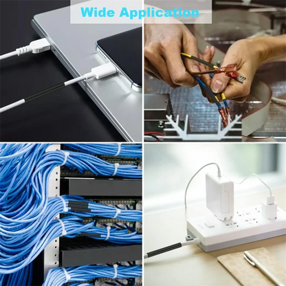 Kit tubi termorestringenti neri per cavi - manicotti isolanti