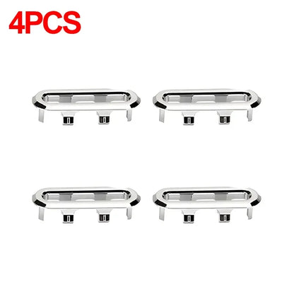Tappo Scarico Lavabo Universale in Plastica - Set 4 Pezzi, Accessori Bagno