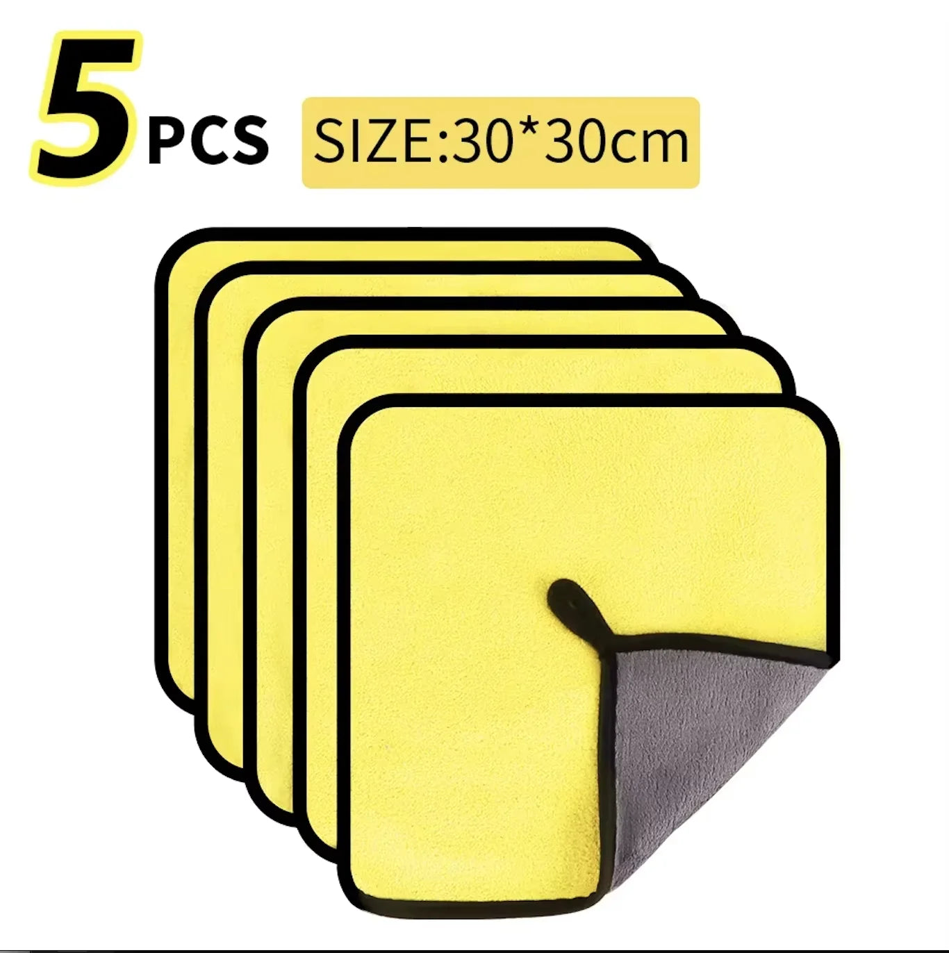 Panni microfibra auto 30x60 cm pz 1/2/3/6/10 - asciugatura rapida no pelucchi