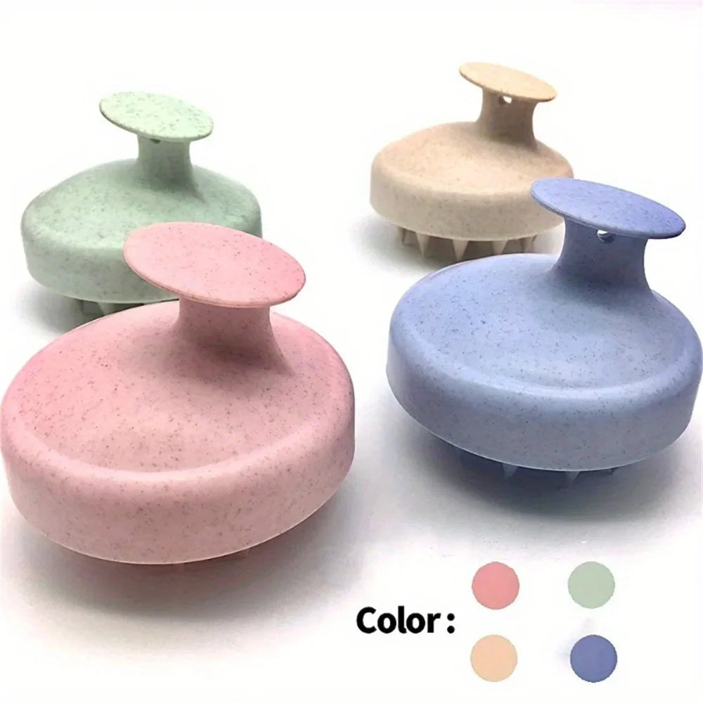 Spazzola Massaggiante Silicone per Shampoo e Doccia Cuoio Capelluto 1pz