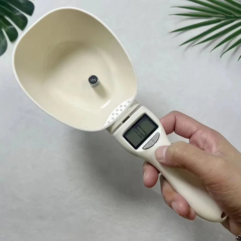 Bilancia cucchiaio digitale LCD misurino cibo 0,1g per cani/gatti