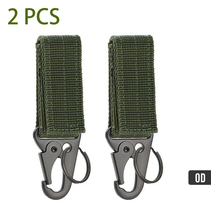 Moschettone Nylon Resistente Portachiavi per Zaino MOLLE Camping Escursionismo