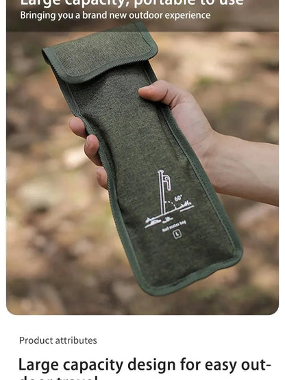 Borsa porta picchetti tenda/chiodi campeggio Oxford resistente grande