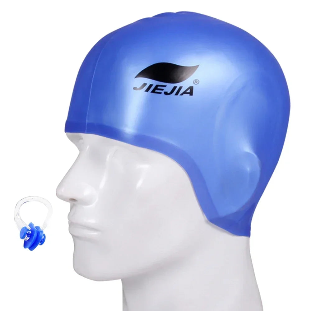 Cuffia Nuoto Silicone Protezione Orecchie Taglia Unica Unisex