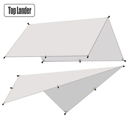 Telo Tarp Impermeabile Ultralight Tendalino Campeggio Trekking Spiaggia